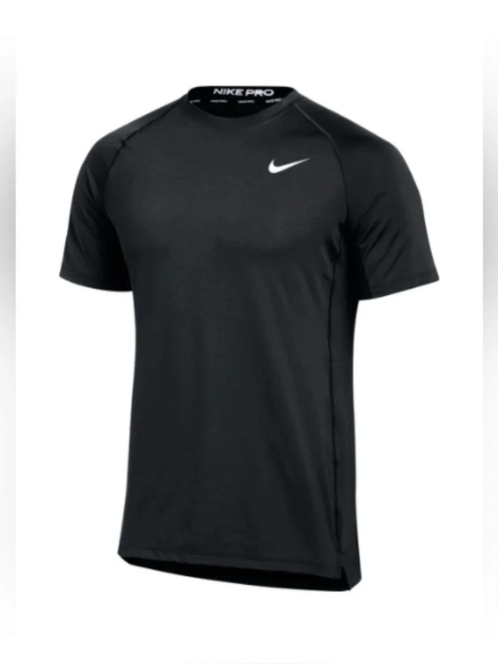 NWT Nike Black Pro Slim Short Sleeve Training T-Shirt Size Large